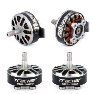 Imagem de Daconovo rastreador 2807-1700kv 4s-6s motor sem escova para drones lr7 de longo alcance mark4 apex fpv freestyle 7 polegadas 8 polegadas, 4 peças