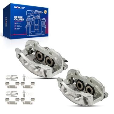 Imagem de KAX Conjunto de pinça de freio a disco adequado para Chevrolet/GMC-Silverado 1500/Silverado 1500 Classic/Sierra 1500/Tahoe/Suburban 1500/Avalanche 1500/Yukon/Sierra 1500 Classic/Yukon XL 1500, lado