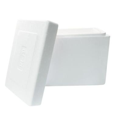 Imagem de Caixa Isopor Térmica Cerveja Sorvete Remédio Medicamento Refrigerante 