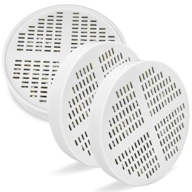 Imagem de Cartucho de substituição de filtro de chuveiro com vitamina C + E + A (pacote com 2) - Filtro de chuveiro com infusão de vitamina para pele, cabelo e unhas mais saudáveis - Diminui o cheiro de cloro