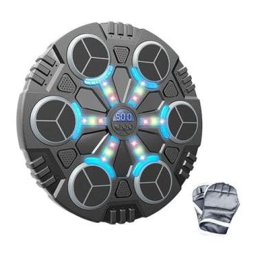 Imagem de predolo Máquina de Boxe Inteligente, Alvo de Parede de Boxe com Música Eletrônica, Almofada de Socos Ajustável, Equipamento de Boxe para Academia de Caratê E, 6 Alvo