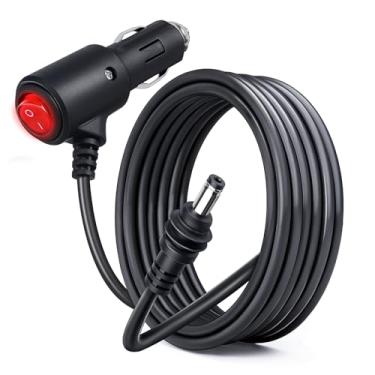 Imagem de Mini cabo de alimentação Starlink para plugue de isqueiro com interruptor, mini adaptador Starlink de 3 m à prova d'água 18AWG DC para carro, trailer, barco, caminhão, campista
