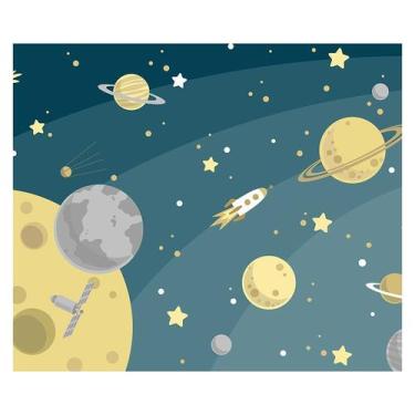 Imagem de Papel de Parede Adesivo Infantil Espaço Bebe Quarto - 524pcm - Allodi