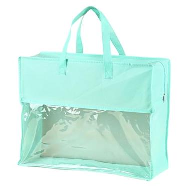 Imagem de SiaBiced Bolsa, saco de pó, capa, organizador prático para guardar bolsas, versátil para de edredom, roupões, toalhas, cobertores e lençóis, 50cmx40cmx15cm