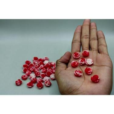 Imagem de Flor de Resina com Furo Passante - 15mm - 5 unidades - Japamalas, Aces