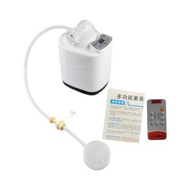 Imagem de Fenteer Máquina de vapor para sauna, gerador de vapor, acessórios para sauna, multiuso, parede interna de aço inoxidável, máquina de spa de grande capacidade,