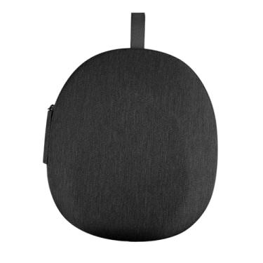 Imagem de BaotyJie Capa para fone de ouvido, capa protetora para fone de ouvido, bolsa de transporte, bolsa de nylon com zíper, de armazenamento portátil para WH-1000XM6, Preto