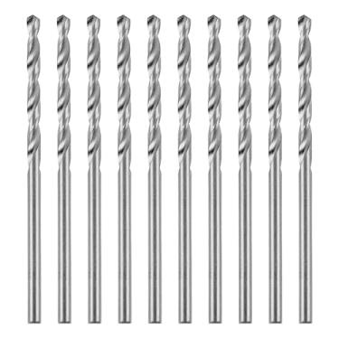 Imagem de MTX Broca para Metal 2,6 mm HSS Aço Rápido Polida – Haste Cilíndrica, Kit com 10 Peças, Sem Revestimento