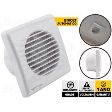 Imagem de Exaustor Para Banheiro Ventilador Ventisol 100mm Bivolt Automático, 11