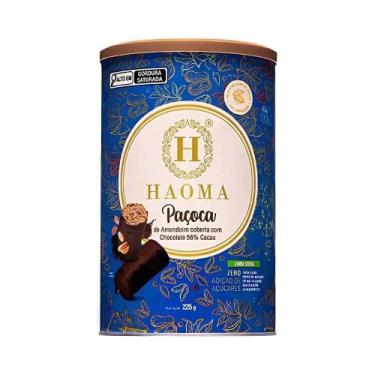 Imagem de Lata De Paçoca Com Chocolate 56% Haoma 225G
