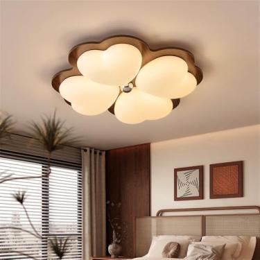 Imagem de Nórdico Moderno Quarto Lâmpada De Teto LED Moda Simplicidade Arte Sala De Estar Estudo De Restaurante Quarto Infantil Corredor Varanda Luz (3869 D56CM)