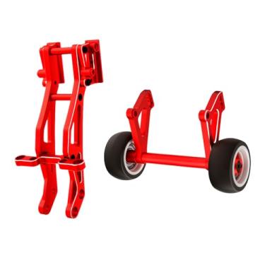 Imagem de NMNRC Alum Wheelie Bar & Rear Wing for Arrma 1/8 Kraton V6 EXB Notorious RC Car Series Upgrades Part Red