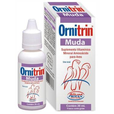 Imagem de ORNITRIN MUDA Muda Saudável e Penas Deslumbrantes para Suas Aves 20ml 