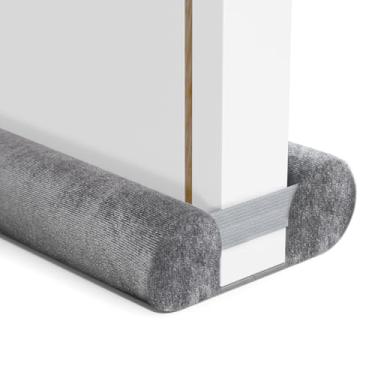 Imagem de BKSAI Batente De Corrente Ar Para A Parte Inferior Da Porta, Preenchedor/Vedador Vãos Grandes, Sem Necessidade Dobrar, Instalação Flexível, Faixa Isolamento Acústico Casa E Apartamento, 28-32 Pol.,
