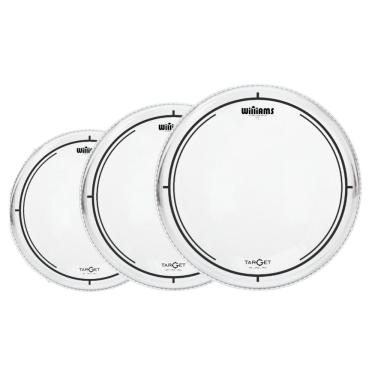 Imagem de Kit Pele W2 Tons Surdo Bumbo Hidráulica 12 14 16 Williams