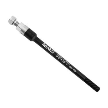 Imagem de predolo Adaptador de eixo passante para engates de reboque de bicicleta Adaptador de engate de reboque de bicicleta de liga de alumínio de aço inoxidável para, M12x1.75