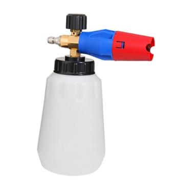 Imagem de Baoblaze Pulverizador de espuma de alta pressão, espuma de neve, limpeza automática, garrafa de 1 litro para lavadora de alta pressão profissional para parede