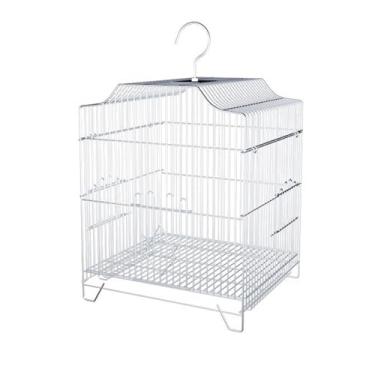 Imagem de Gaiola de pássaro de metal gaiola de pássaro grande grupo doméstico papagaio pequeno ninho ninho de pássaro