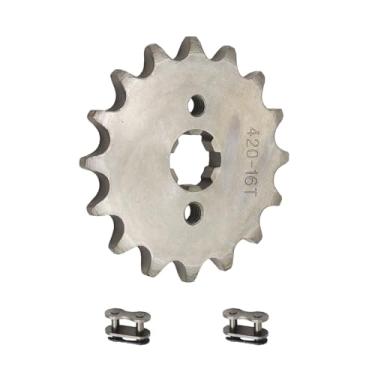 Imagem de 420 17 mm Corrente de acionamento Contador Dianteiro Roda Dentada Engrenagem ATV Buggy Pit Dirt Quad Bike Lifan YX Loncin SDG (16T)