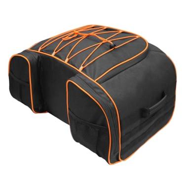 Imagem de MYDAYS Bolsa traseira de motocicleta, bolsa de bagagem de viagem para motocicleta, porta-malas traseiro, bolsa de motor