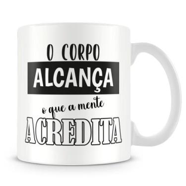 Imagem de Caneca Fitness Personalizada de Porcelana - Modelo 1 - Amo Canecas