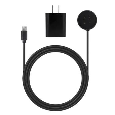 Imagem de Cabo Carregamento Magnético Compatível com Google Pixel Watch 2 & 3, 1m Carregador Rápido USB-C Cabo Carregamento com Adaptador Parede para Google Pixel Smartwatch Acessórios (Preto)