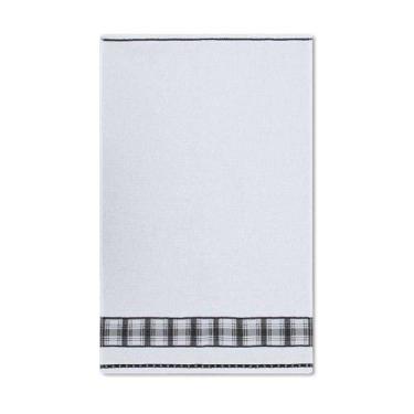 Imagem de Pano De Prato 100% Algodão Gourmet Xadrez Cinza Appel Home