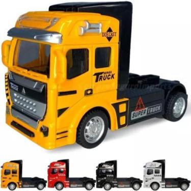 Imagem de Miniatura Caminhão Carroceria Carreta Super Truck De Ferro  - Europio,