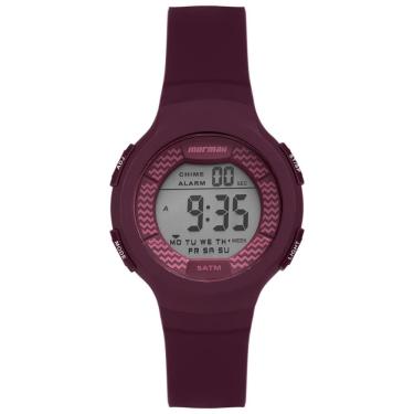 Imagem de Relógio Mormaii Feminino Ref: Molcdaawn/8n Esportivo Digital Vinho
