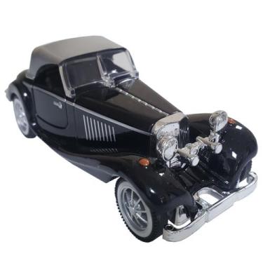 Imagem de Carrinho De Ferro Mercedes Benz 500k Miniatura Vintage Coleção Clássic