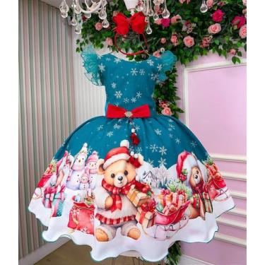 Imagem de Vestido Marie Floco De Neve Verde - Natal Encantado, Apple, 4