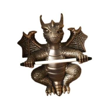 Imagem de SiaBiced Suporte de Papel Higiênico de Dragão para Parede, Suporte para Rolo de Papel Higiênico, Escultura de Resina, Fantástica, Decoração de Casa, M, Style C, Tamanho real