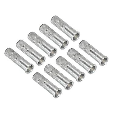 Imagem de Inserções de flecha 0,6 cm de diâmetro 6,2 mm 7,2 mm, pacote com 12 adaptadores de eixo de alumínio para pontos de tiro com arco