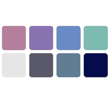 Imagem de 8 pacotes de notas adesivas transparentes, notas adesivas coloridas claras, adesivos removíveis para uso no escritório e em casa, total de 160 folhas