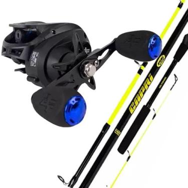 Imagem de Kit Pesca 18kg Carretilha AntiCabeleira Vara 1,80mt 20lb - ALBATROZ, D