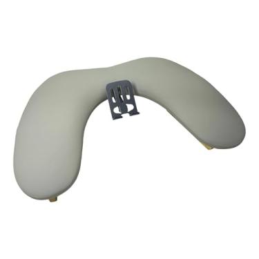 Imagem de FashionCha Apoio de braço para unhas, base antiderrapante, confortável e prático, acessório ideal para salão de manicure e pedicure, Cinza