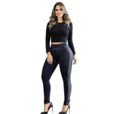 Imagem de Calça legging Montaria Cirre Cintura Alta - Suplex - Novos Modelos - W