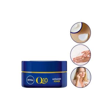 Imagem de Creme Facial Q10 Anti Rugas Mais Elasticidade Noturno Nívea
