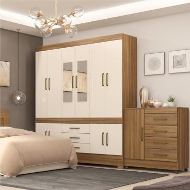 Imagem de Guarda Roupa Casal 10 Portas com Espelhos