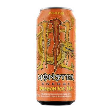 Imagem de Energético Monster Dragon Ice Tea  Peach 473ml