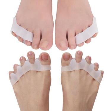 Imagem de Kit 2 pares protetor correção joanete tratar dores nos dedos - SWG, BR