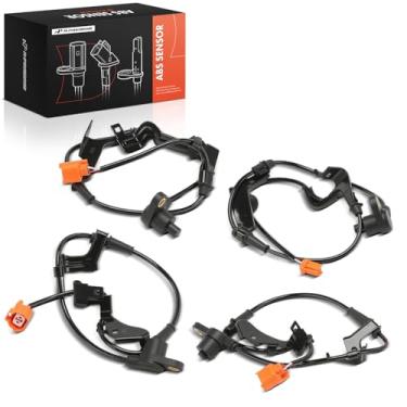 Imagem de A-Premium Sensor de velocidade da roda ABS dianteiro e traseiro 4 peças compatível com modelos Honda e Acura - Civic 2001-2002, Civic 2003 2.0L, EL 2001-2004 1.7L