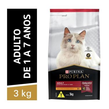 Imagem de Ração Pro Plan Gato Adulto Frango 3kg