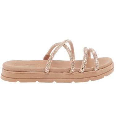 Imagem de Chinelo Papete Moleca Feminino 5490112, Nude, 35