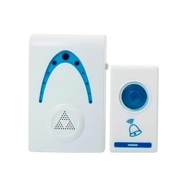 Imagem de Campainha Domestica sem Fio a Prova D áGua Campainha Residencial Comercial sem Fio Tomada e a Pilha(MD-33 Tomada)