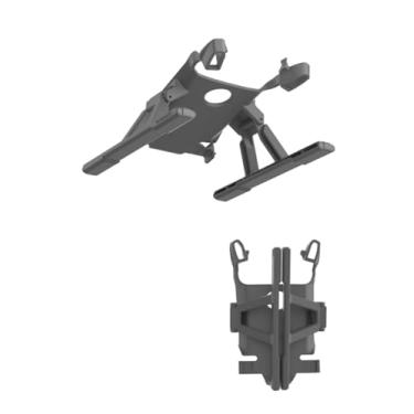 Imagem de YUULNMOP Acessórios de trem de pouso para drone DJI Mini 5 Pro, kit de trem de pouso dobrável de 20 mm, pernas antiderrapantes de liberação rápida estendida, suporte anticolisão portátil