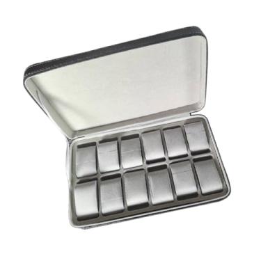 Imagem de Colaxi 12 Relógios Carry Case Holder Portátil Prático Protetor com Zíper Organizador de Relógios Caixa de Armazenamento de Relógios para Lojas Cômoda