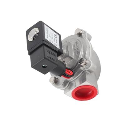 Imagem de Fafeicy DC 12V DC 24V AC 110V AC 220V Válvula Solenóide de ângulo Reto de 2 Vias Válvula de Pulso de Pulso Magnética Elétrica DMF Z 25 Liga de Alumínio G1 Pressão de Trabalho 0,2 0,8MPa, Forte (24V)