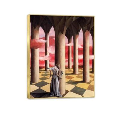 Imagem de Remedios Varo pintura em tela dor reumática pôster Remedios Varo decoração de casa surrealismo imagem de arte de parede para sala de estar quarto banheiro decoração de parede 65 x 50 cm (66.0x48.3 cm