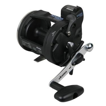 Imagem de Carretel Okuma Magda Pro Line Counter Levelwind roll, pequeno, preto/prata, MA-20DLX